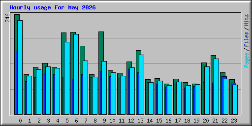 Hourly usage for May 2026